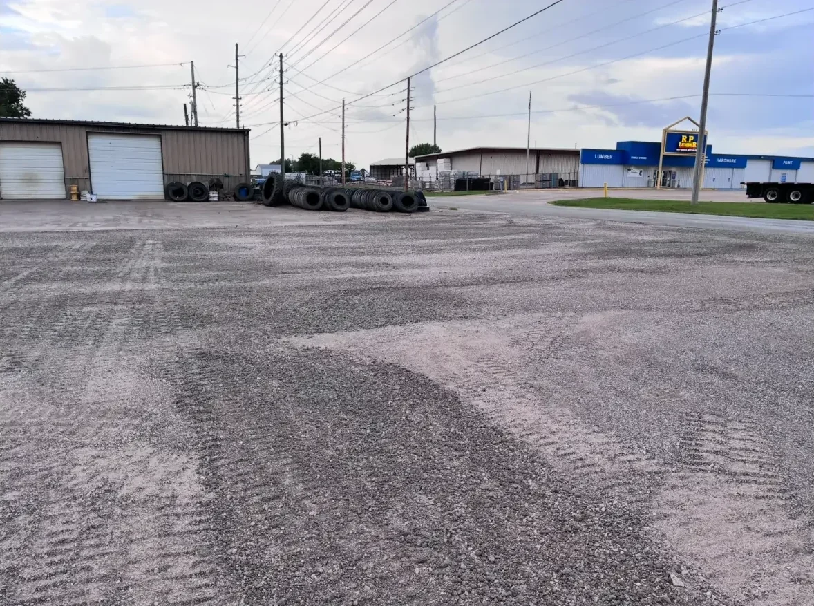 Commercial Lot Grading by Wilson Utility & Excavation