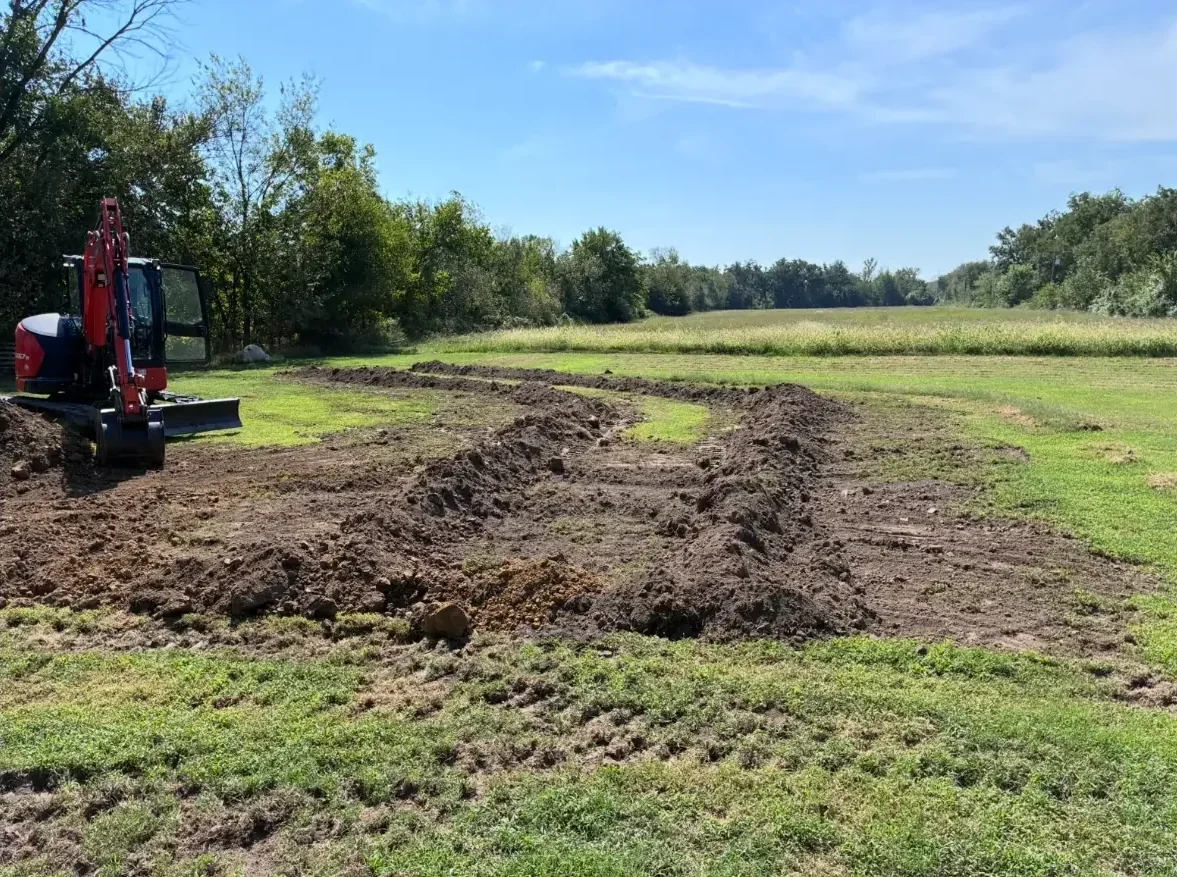 Backyard Excavation by Wilson Utility & Excavation