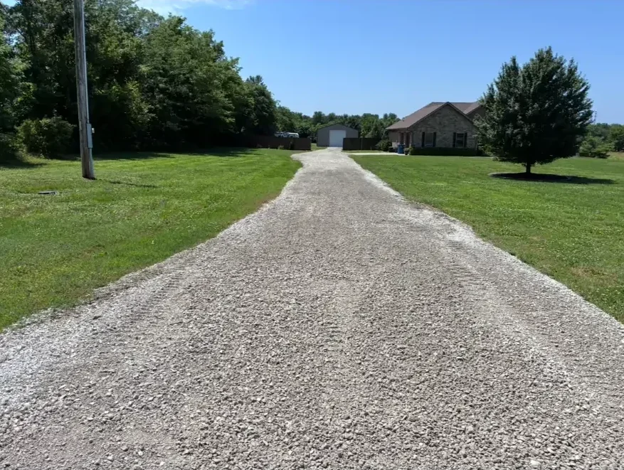 Gravel Driveway Grading by Wilson Utility & Excavation