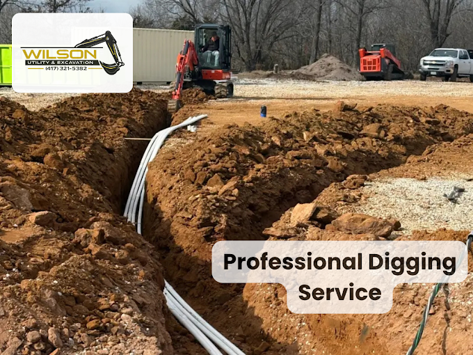 Professional Trenching Service by Wilson Utility & Excavation